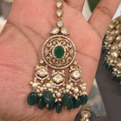 Kavneet victorian polki bridal set