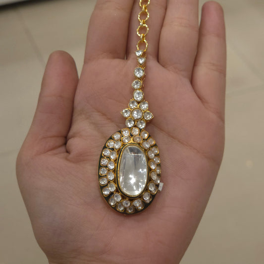 Zeera kundan polki Tikka