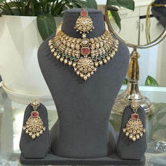 Mumtaaz bridal polki set