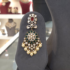 Suparna polki  necklace set
