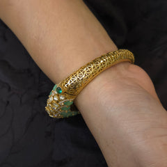 Shaguna moissanite polki bracelet