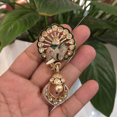 Ganpati polki brooch