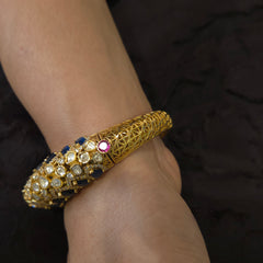 Shaguna moissanite polki bracelet