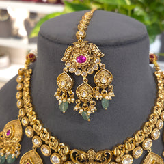 Kajal Antique choker Set