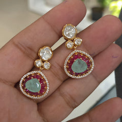 Charu polki necklace set