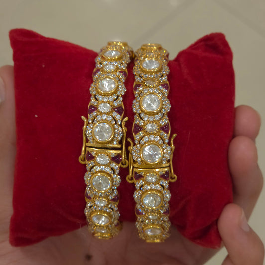 Vina Polki bangles