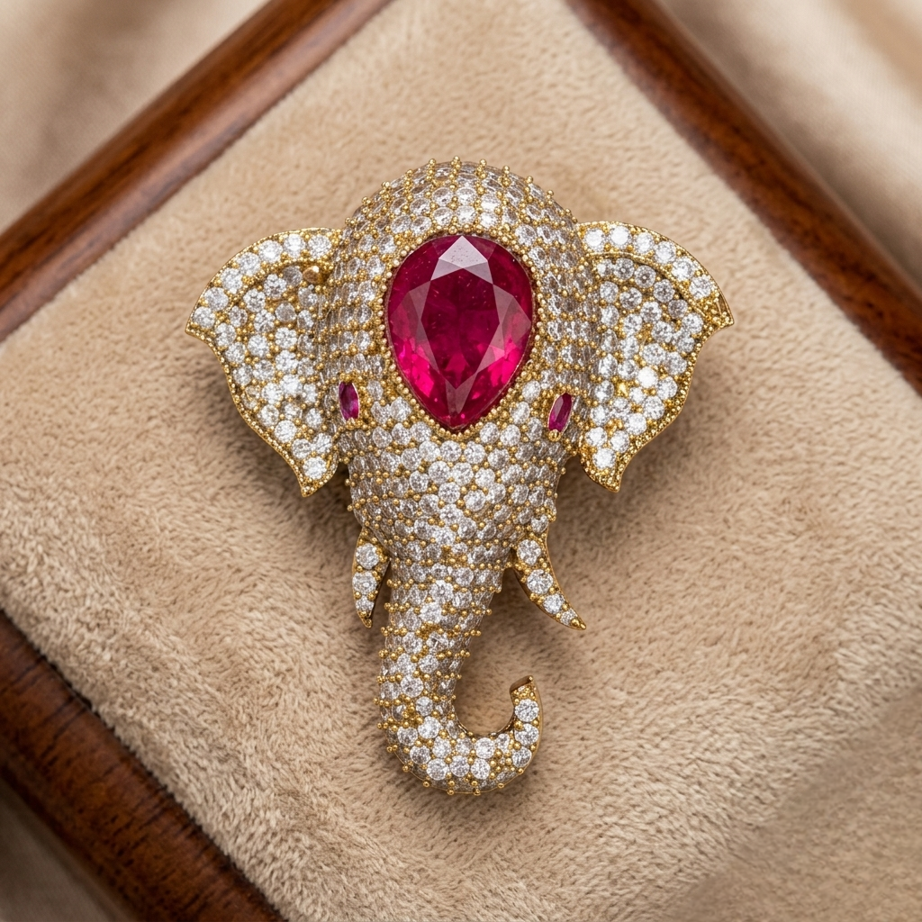 Samayaira Ad brooch