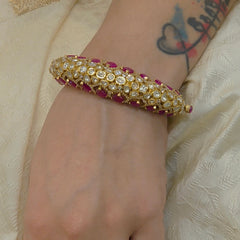 Shaguna moissanite polki bracelet