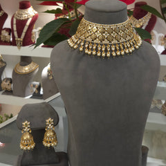 Adhira antique polki choker