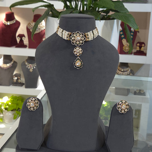 Mridhu moissanite choker set