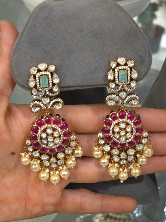 Suparna polki  necklace set