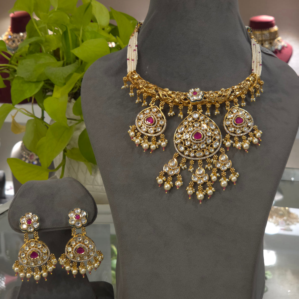 Namrata antique polki set