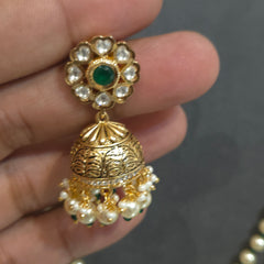 Mitali antique kundan polki set