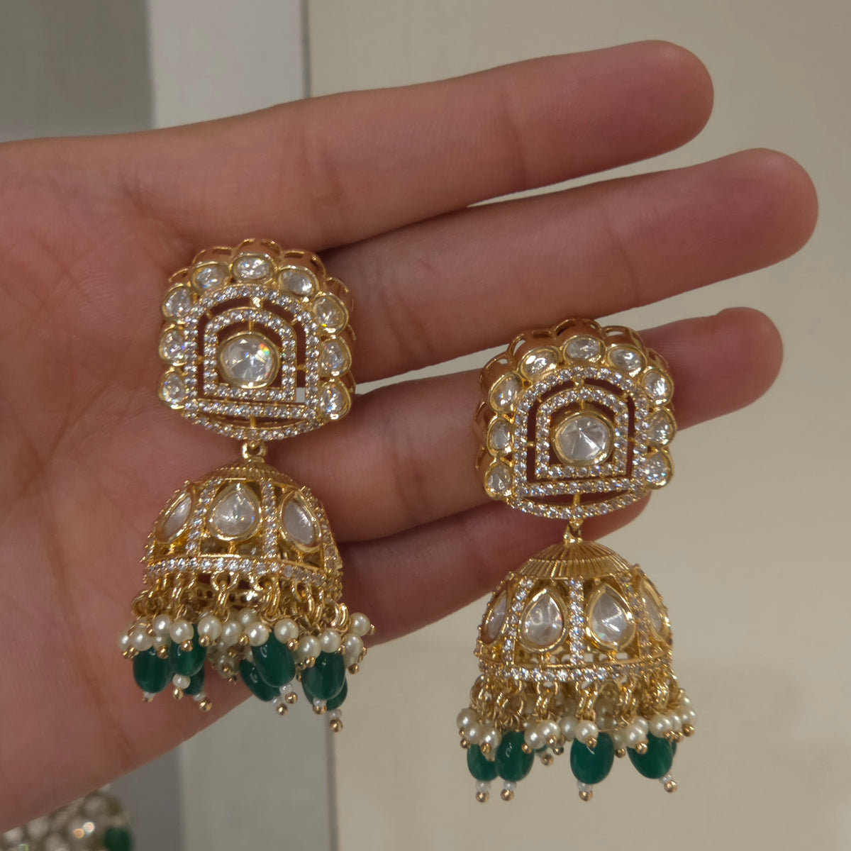 Sepal polki jhumka