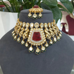 Gulnaaz polki choker set