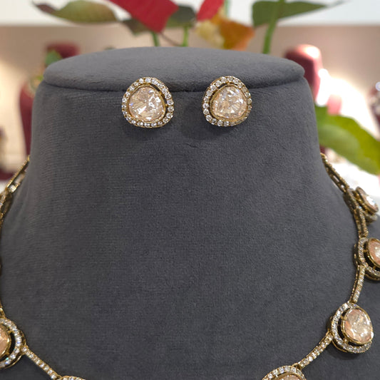 Ramaya moissanite necklace sets