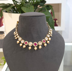 Isha kundan polki set