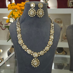 Lyra moissanite polki set