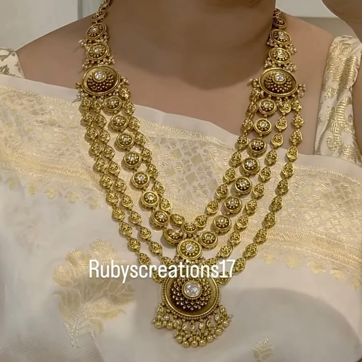 Vivaah Antique gold set