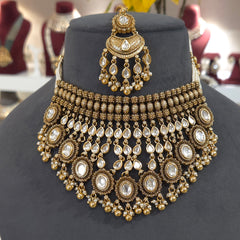 Nalini antique golden set