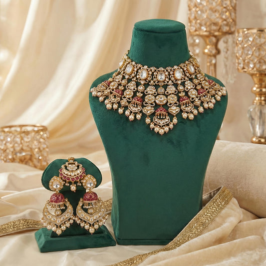 Indrani cz polki set