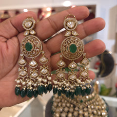 Kavneet victorian polki bridal set