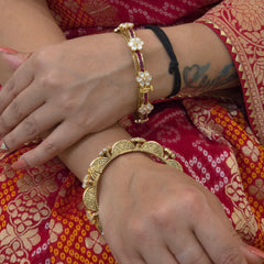 Saman antique polki bangles