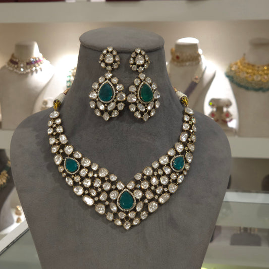 Meher uncut polki set