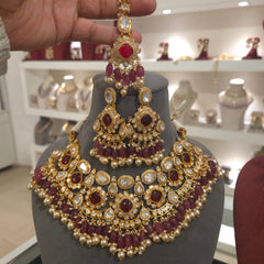 Ayesha moissanite polki set