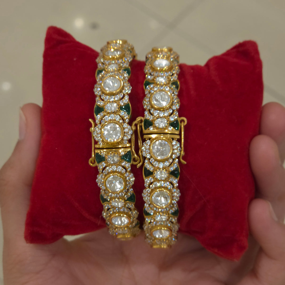 Vina Polki bangles
