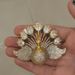 Peacock Ad brooch