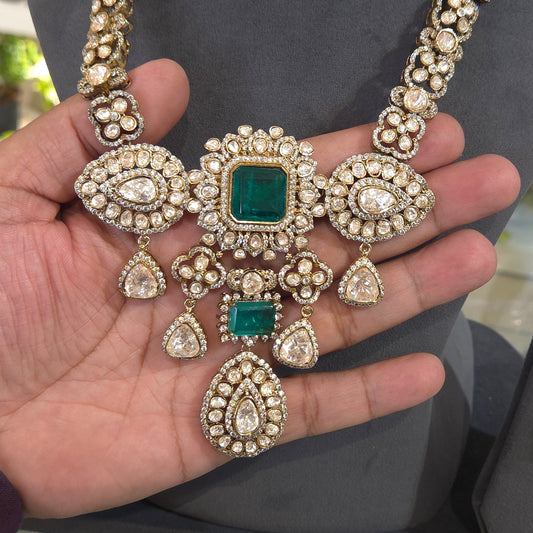 Rehaana moissanite polki set