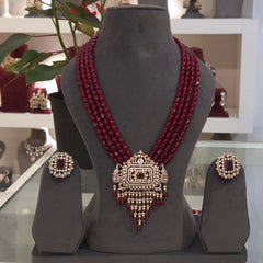Manushri moissanite polki set