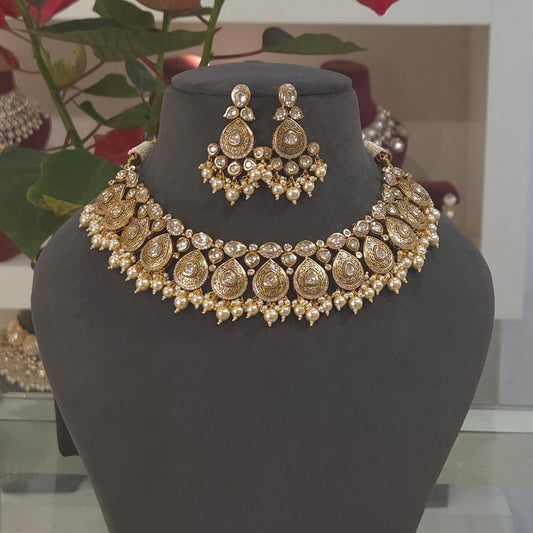 Monika antique polki set