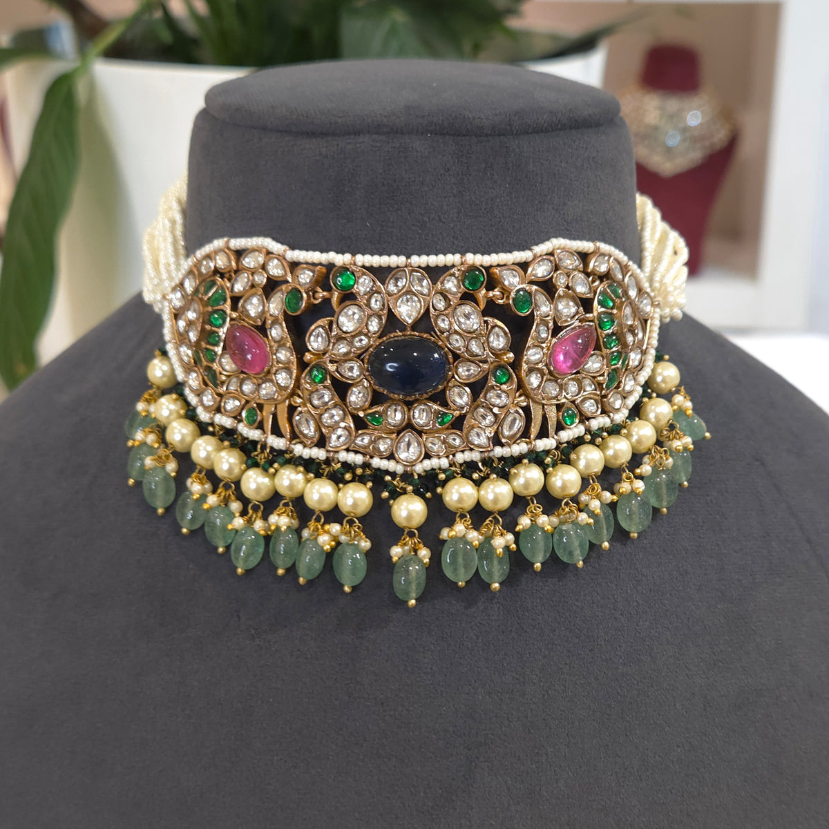 Nabeela antique polki set
