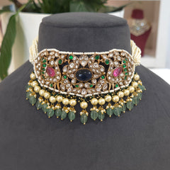 Nabeela antique polki set