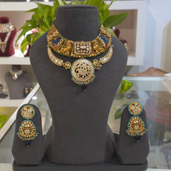 The royal majesty moissanite polki set