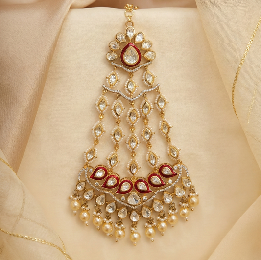 Radhika moissanite polki passa