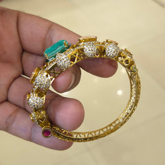 Gili moissanite polki bracelet