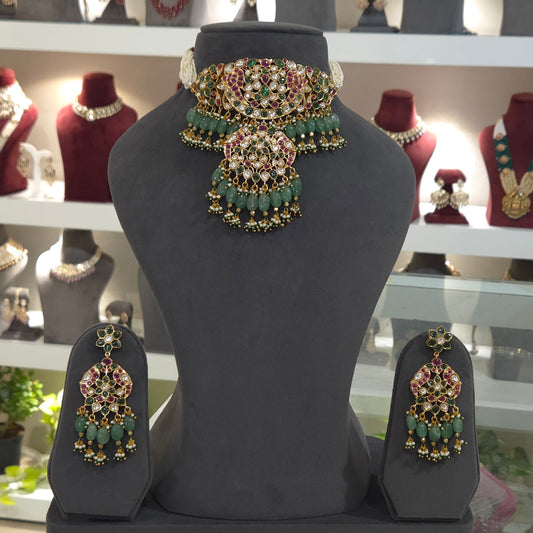 Riya polki choker set