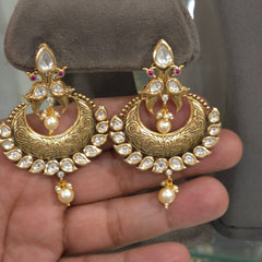 Varsha antique kundan polki set