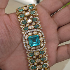 Niti moissanite polki set