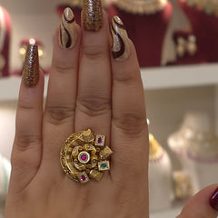 Neetu golden sroski ring