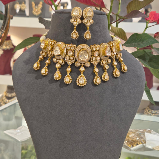 Rishu polki choker set
