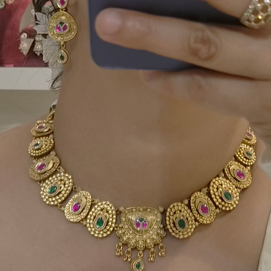 Mani Antique Necklece Set