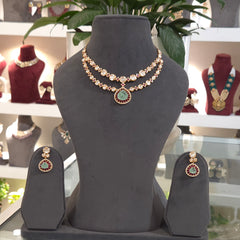 Charu polki necklace set