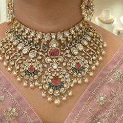 Vidushi polki bridal set