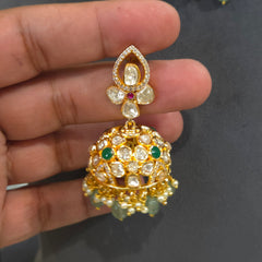 Zaira moissanite polki set