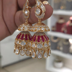 Adil polki jhumka
