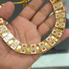 Gurleen antique polki set